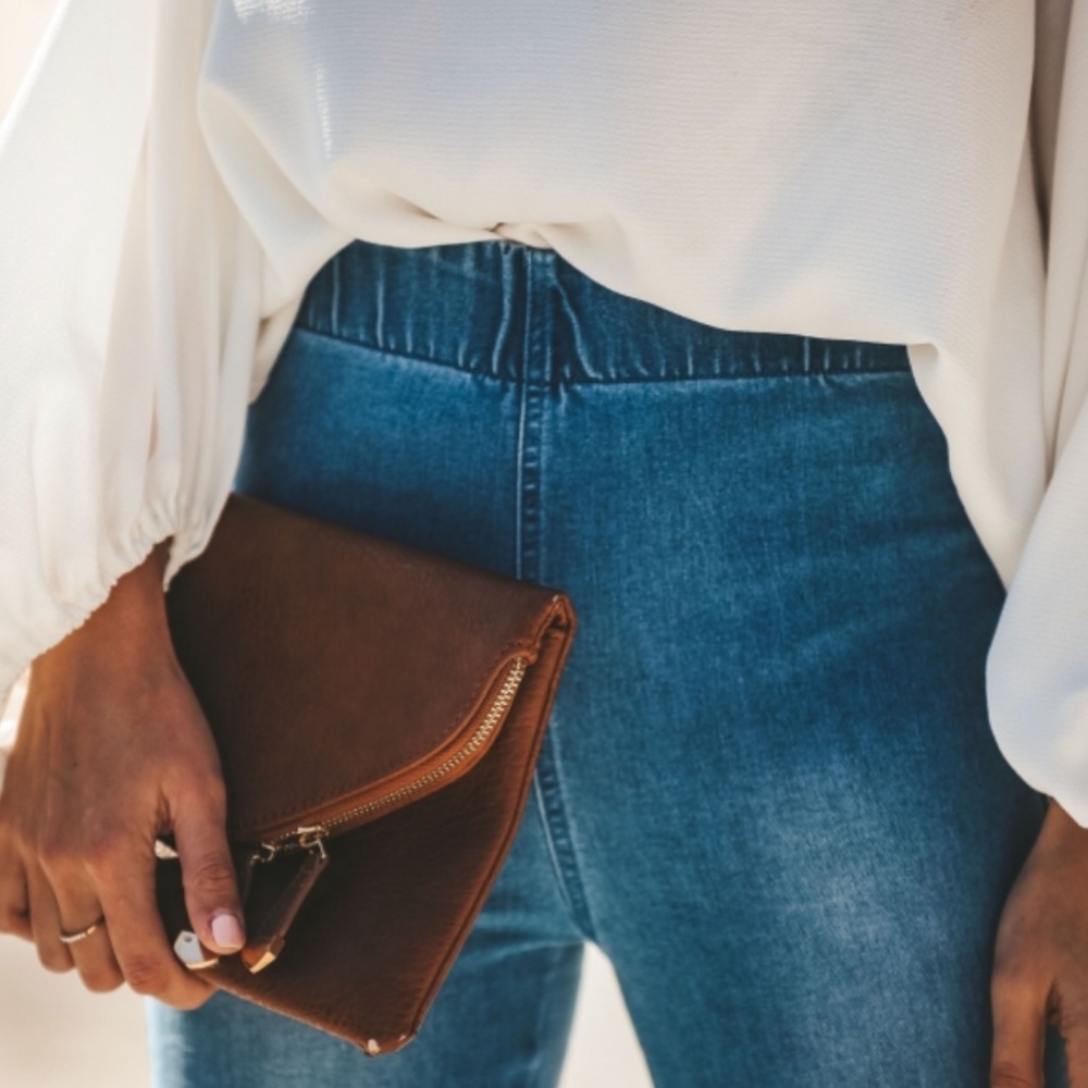 GINGER  Distressed Bell Bottom Jeans - Picture 3 of 8